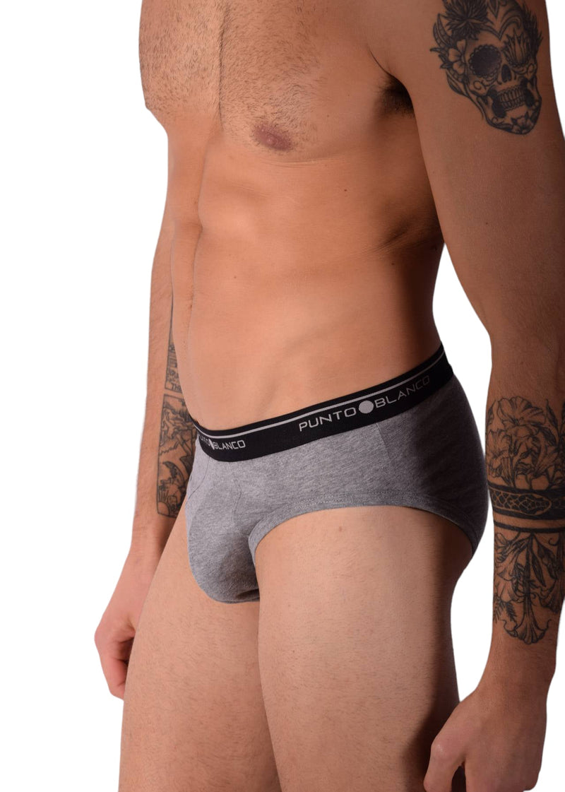 Small Punto Blanco Small Briefs Basix 53489 - 10 Light Grey P145