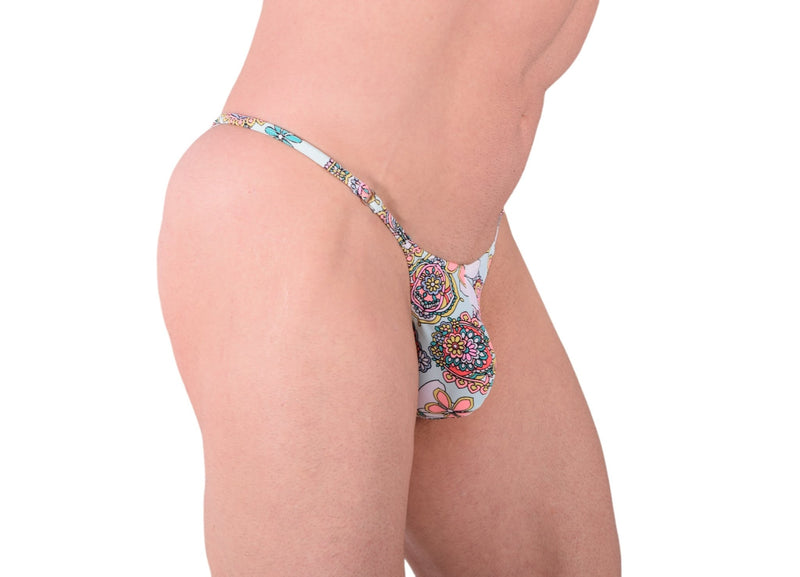 Small SMU Gardens Swim and Tanning O - Ring Thong 100646 MX95