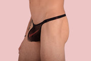 Small SMU Mens Detachable Thong Underwear Sheer 33451 MX111
