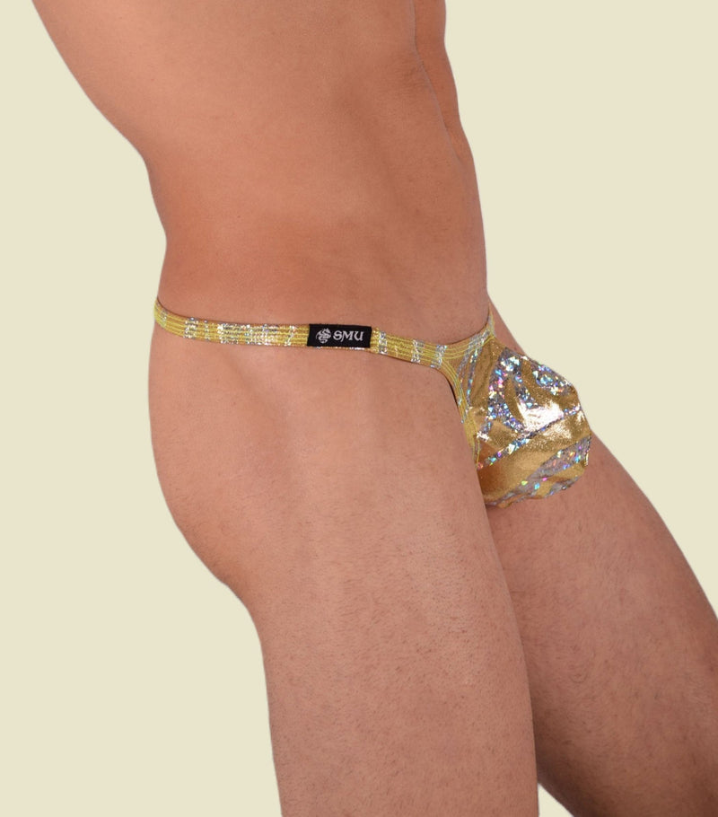 Small SMU Mens Flash Thong Gold flash 33454 MX113