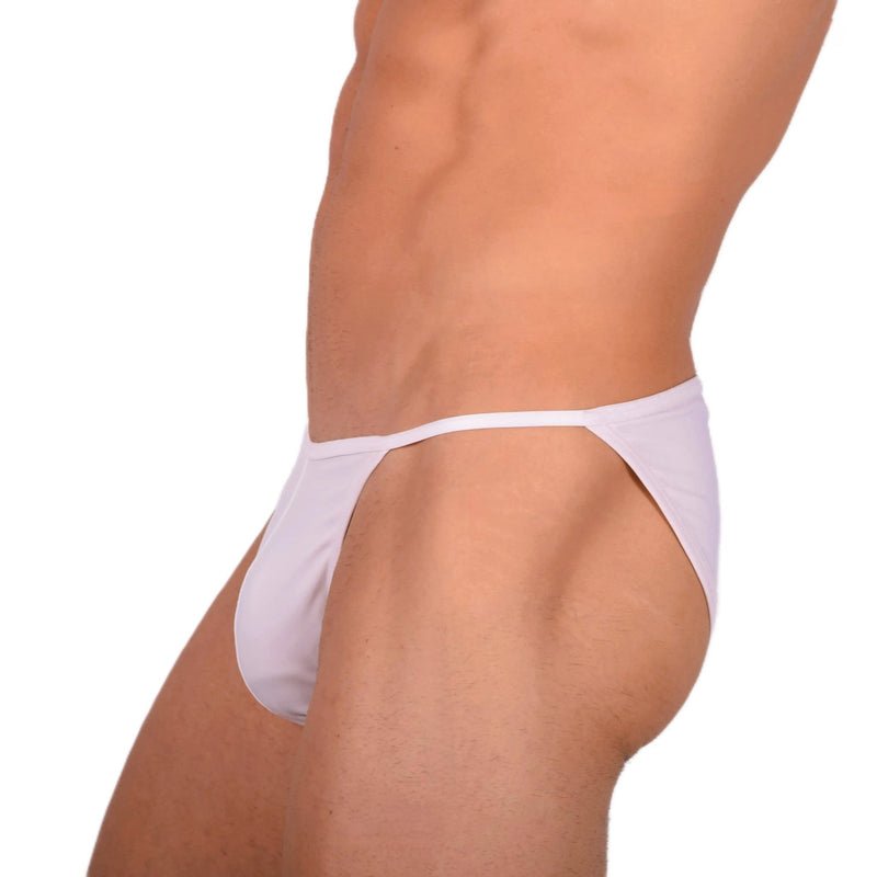 Small SMU Swim Brief Detacheable White 33801 mx173
