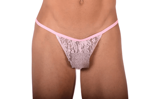 Small SMU Tanning Walking Around Lace Thong Pink SX 1006181
