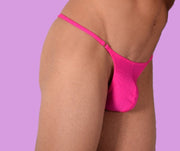 Small SMU Thong Super Sexy O - Ring Pink 34144 SX057