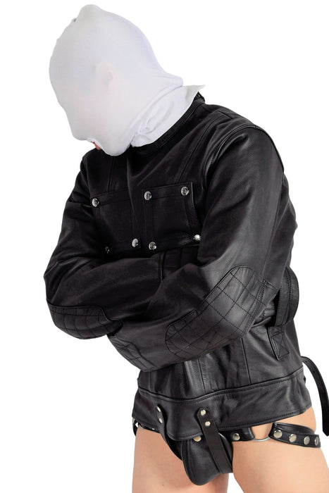 SMU Aviator Straight jacket Triple A Selected Leather black