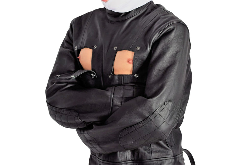 SMU Aviator Straight jacket Triple A Selected Leather black