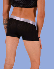 SMU Boxer Sheer Skin Molding Hipster Black 100715 H634