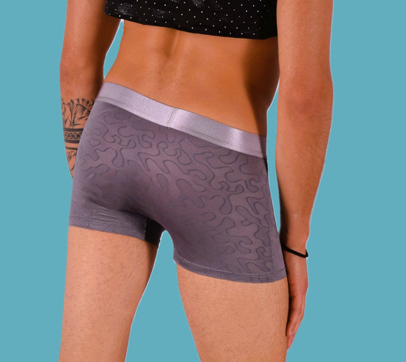 SMU Boxer Sheer Skin Molding Hipster Grey 100715 H633