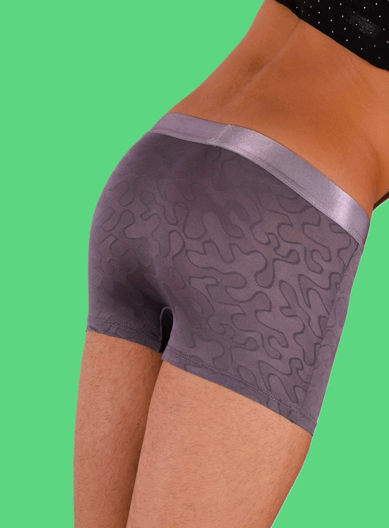 SMU Boxer Sheer Skin Molding Hipster Grey 100715 H634