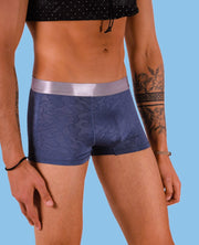 SMU Boxer Sheer Skin Molding Hipster Navy 100715 H634