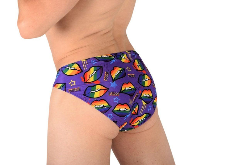 SMU Briefs Pride Mini - Brief Speedo Cut Multi - Colours Lips P02203 H214