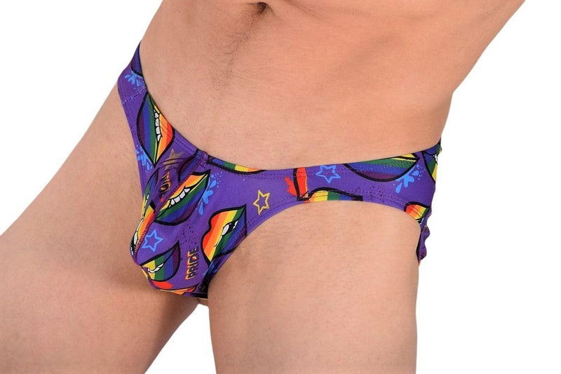 SMU Briefs Pride Mini - Brief Speedo Cut Multi - Colours Lips P02203 H216