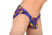 SMU Briefs Pride Mini - Brief Speedo Cut Multi - Colours Lips P02203 H213