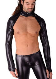SMU Crop Top Leather - Look Spandex Bolero 11760 SX111