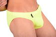 SMU Detachable Swim-Brief  Snug Pouch Swimwear Lime MX7