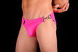 SMU Detachable Swim-Brief  Snug Pouch Swimwear Pink MX7