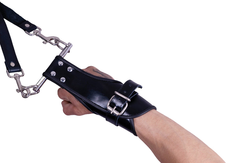 SMU Heavy Duty Leather Suspended Wrist Cuffs 25