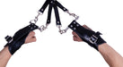 SMU Heavy Duty Leather Suspended Wrist Cuffs 25