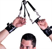 SMU Heavy Duty Leather Suspended Wrist Cuffs 25