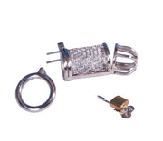 SMU High grade Shiny Stainless Men Chastity Gear 11736 T1