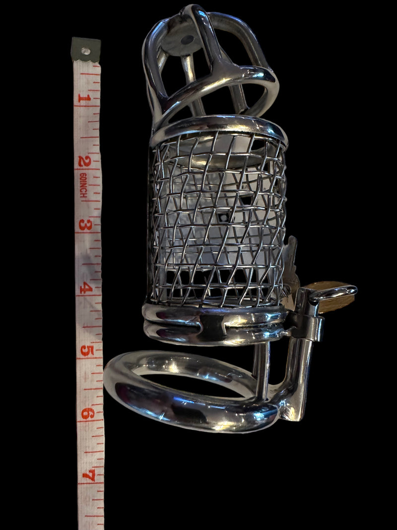 SMU High grade Shiny Stainless Men Chastity Gear 11736 T1