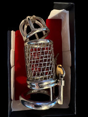 SMU High grade Shiny Stainless Men Chastity Gear 11736 T1