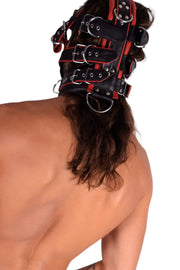 SMU Im Yours Men Leather Heavy duty Red head gear 2