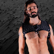 SMU Leather Roman Leather top black Adjust S to L