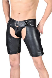 SMU Leather SHORT LEG CHAPS  adjust 30-36 inch 10