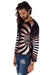 SMU Limited Long Sleeves Shirt 3D Effect Black-Copper 32441 B