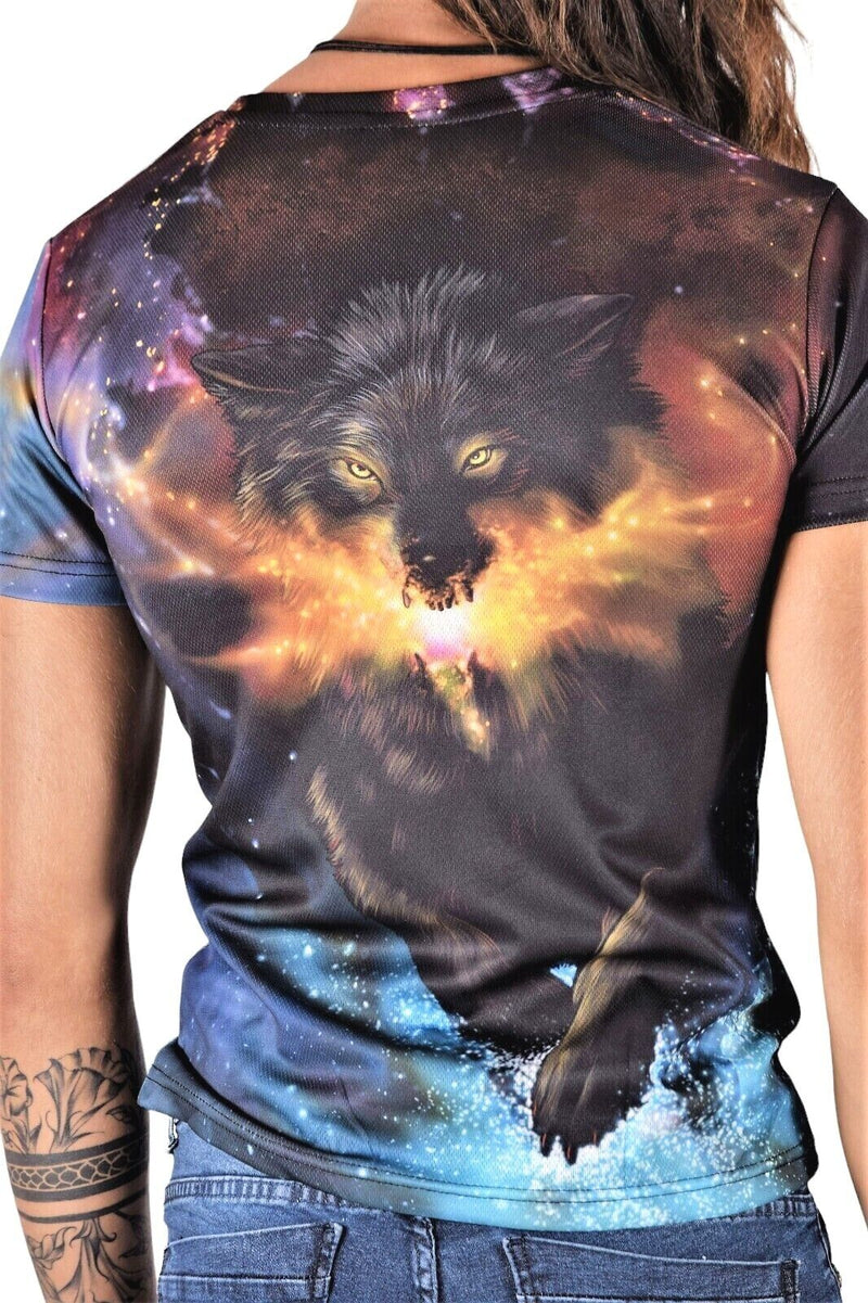 SMU Limited T-Shirt Night Sky Magical Wolf Mystical Shirts
