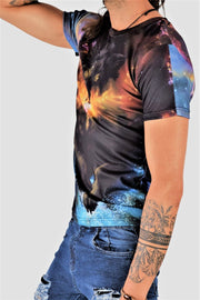 SMU Limited T-Shirt Night Sky Magical Wolf Mystical Shirts