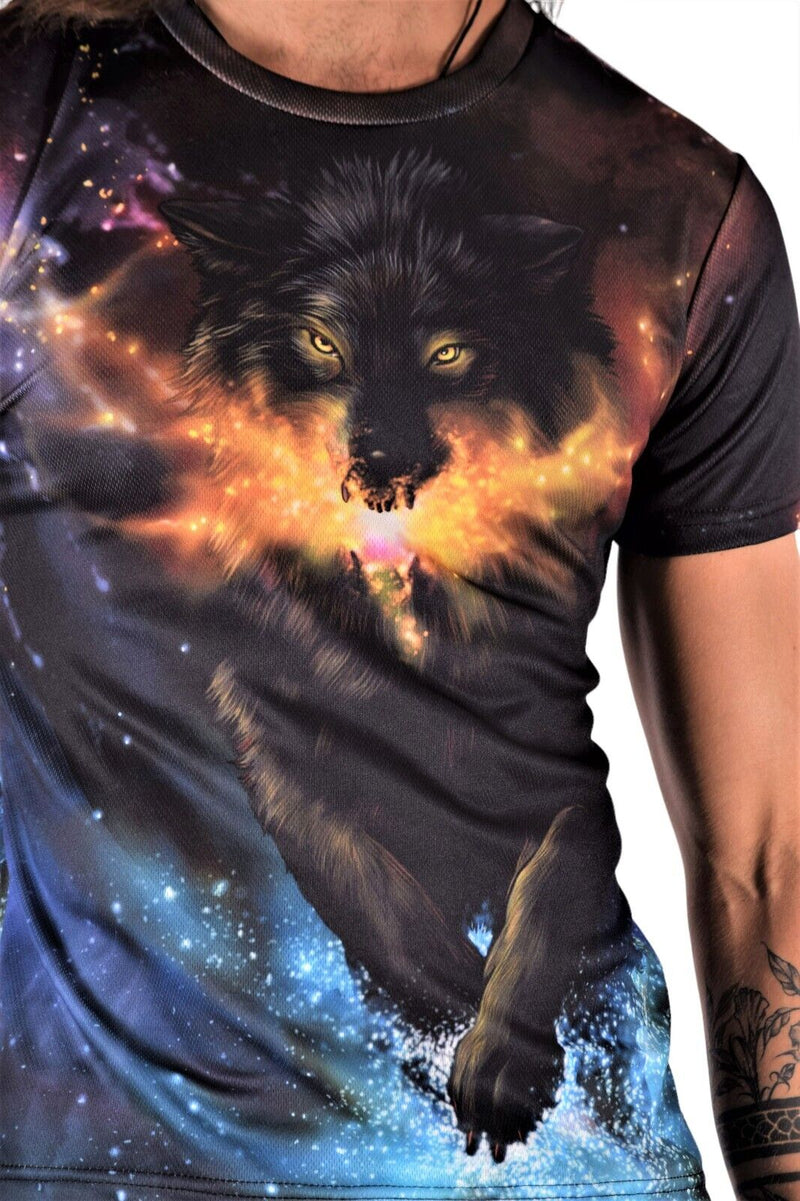 SMU Limited T-Shirt Night Sky Magical Wolf Mystical Shirts