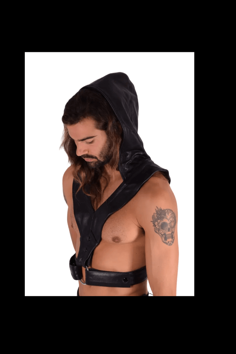 SMU Marcus Black Top Hooded Harness Adjust Small to XL 19735 MX1010
