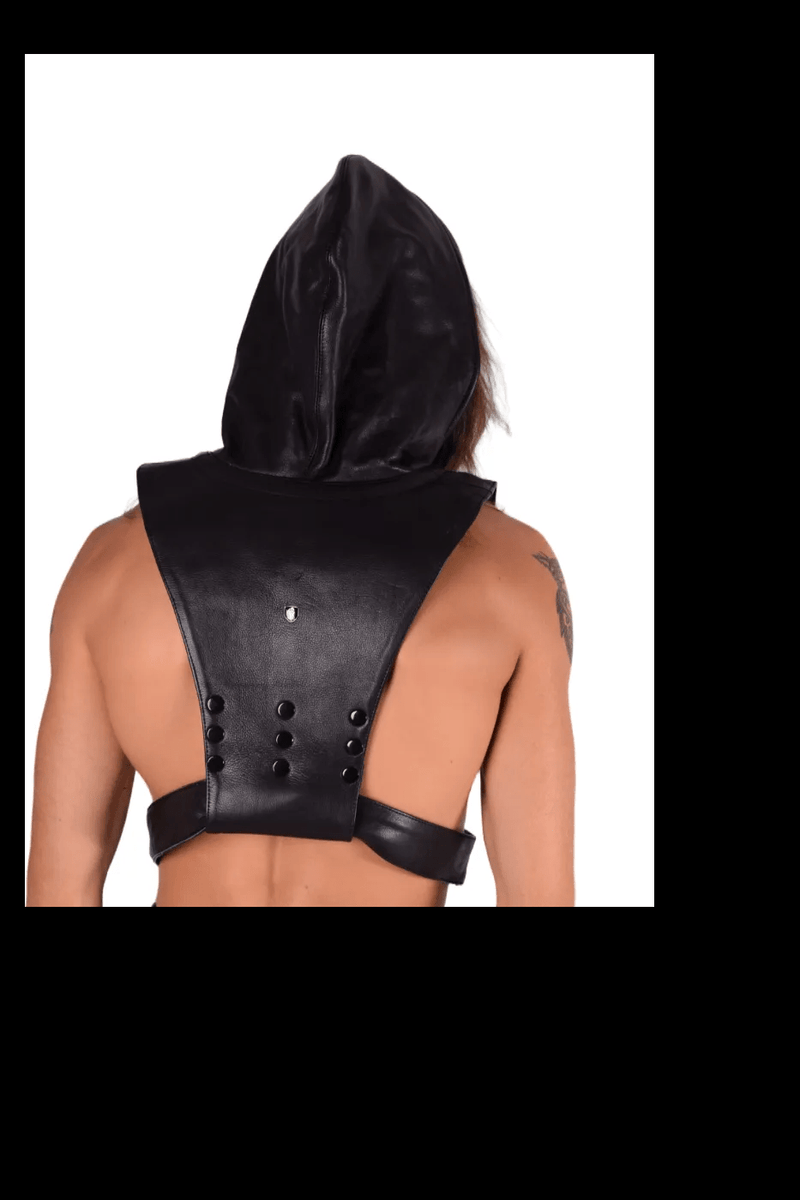 SMU Marcus Black Top Hooded Harness Adjust Small to XL 19735 MX104