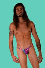 SMU Mens Detachable Color Dots Thong 33435 MX112