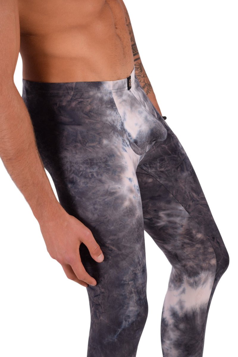 SMU Mens Legging Tight Fit Dark Artistic S/M 12562 MX85