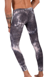 SMU Mens Legging Tight Fit Dark Artistic S/M 12562 MX86