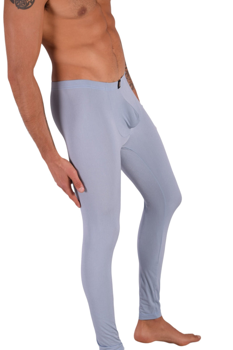 SMU Mens Legging Tight Fit Smoothie Blue S/M 12569 MX84