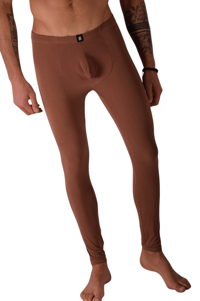 SMU Mens Legging Tight Fit Smoothie Marron S/M 12570 MX81