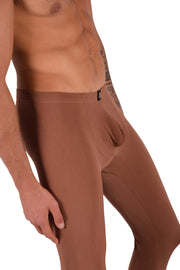 SMU Mens Legging Tight Fit Smoothie Marron S/M 12570 MX84