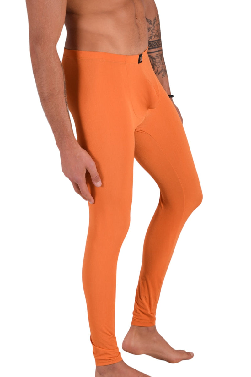 SMU Mens Legging Tight Fit Smoothie Orange S/M 12565 MX83