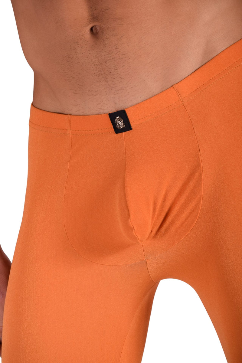 SMU Mens Legging Tight Fit Smoothie Orange S/M 12565 MX85