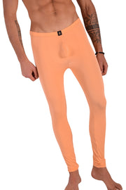 SMU Mens Legging Tight Fit Smoothie Orange S/M 12566 MX82