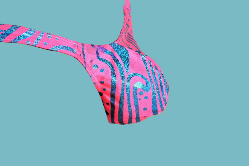 SMU Mens Thong Flash Pink Blue 33440 MX116