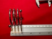 SMU Metal Stainless COILED Ring Delay Ejaculation Cage Chastity XL 16531 D