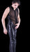SMU Singlet Fashion Mesh and WETLOOK Body Suit  BLACK SMU1002 X10