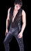 SMU Singlet Fashion Mesh and WETLOOK Body Suit  BLACK SMU1002 X10