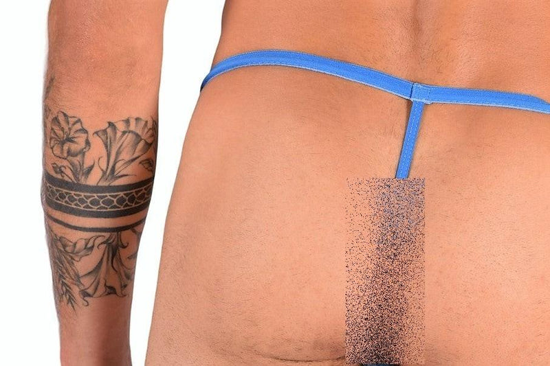 SMU Skulls Printed Tin G - String in Sky Blue P01014 H035