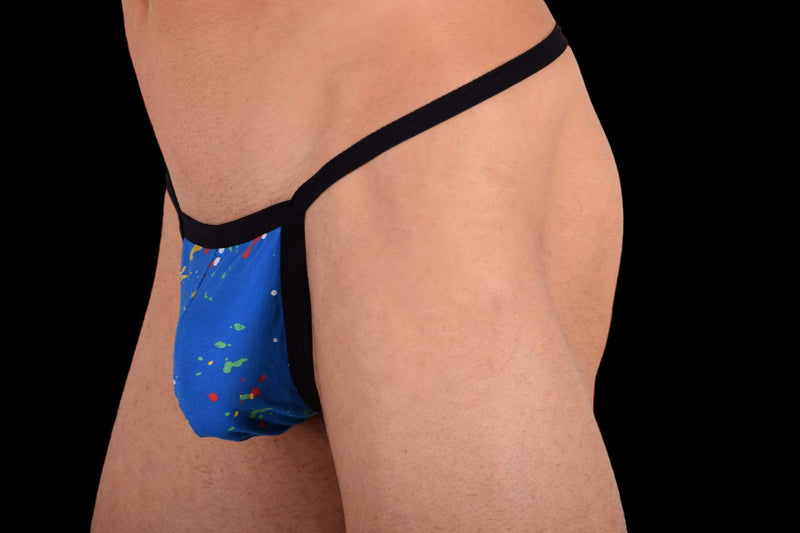 SMU Splash Tiny G-String Blue D-100614 8