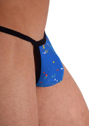 SMU Splash Tiny G-String Blue D-100614 8